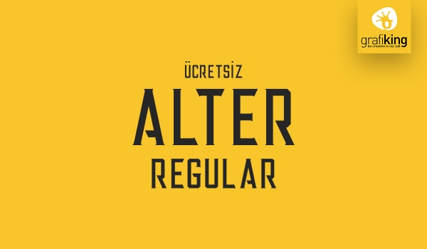 Alter Regular Display Vintage Font